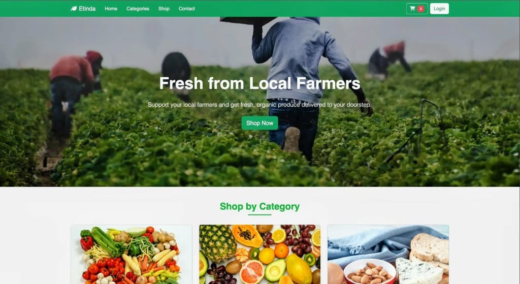 E-Tinda Farmers Marketplace screenshot